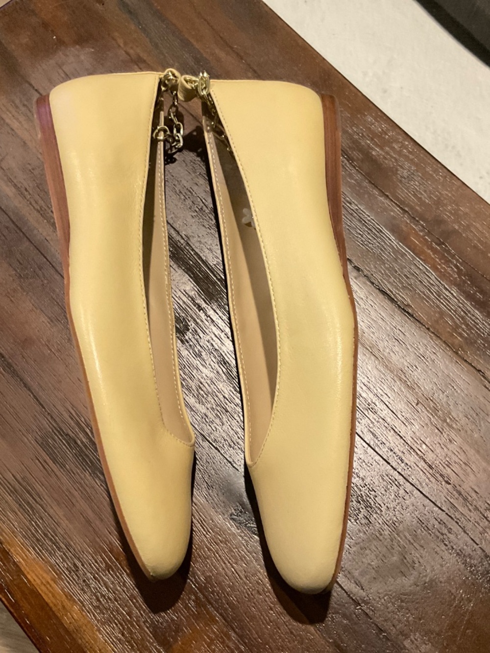 Dolce Vita Baiden Ballet Flats Warm Natural Leather Size 8 - Picture 4 of 8